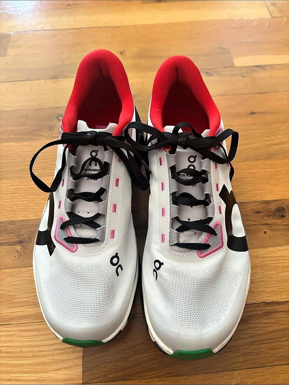 On Cloudmonster Athletic Shoes White & Black